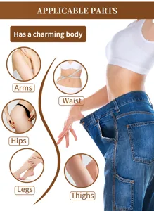 Soins ciblés de modelage et raffermissement corporel pour bras, taille, hanches et cuisses.