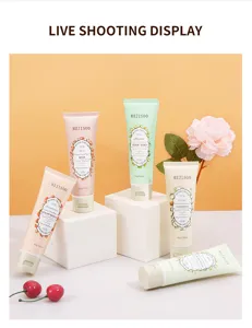 Fruity floral scented hand cream 80g moisturizing nourishing anti-drying for daily skin care.