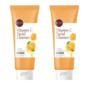 Limpiador facial de vitamina C hidratante limpieza profunda cuidado de la piel diario