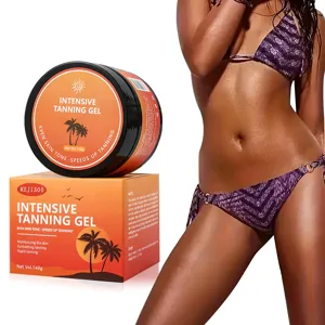 Gel Bronzant Intensif Pour Le Corps Autobronzant Protecteur Solaire Accélérateur Hydratant Soin De La Peau Bronze Plage Extérieure