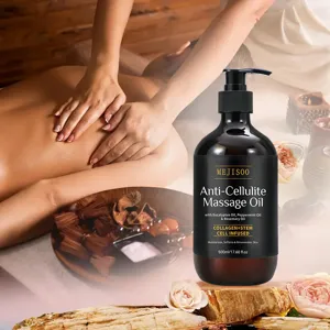 Huile de massage anti-cellulite professionnelle enrichie en extraits pour une belle peau.