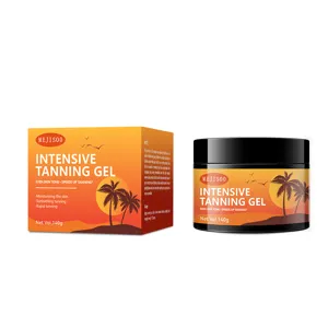 Gel bronzant intensif 140g hydratant pour bronzage au soleil plage été soin de la peau principal