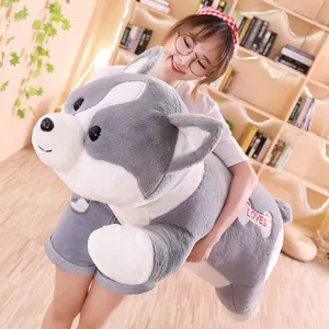 Schattige Dikte Kont Corgi Hond Pluche Speelgoed Gevuld Dier Zacht Lang Slaapkussen Schattige Cartoon Puppy Pop Home Decor