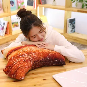 Coussin de ventre de porc de simulation créatif, matière peluche douce et amusante.