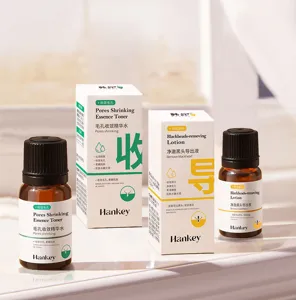 Hankey Poriën verkleinende toner en meester verwijderende lotion set voor gezichtsverzorging.