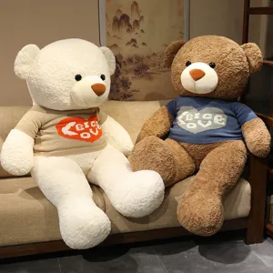 Giant Sweater Love Bear Plush Toy Cute Hugging Big Teddy Bear Doll Stuffed Animal