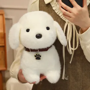 Simulation standing teddy dog plush toy cute puppy doll child companion claw machine plushie