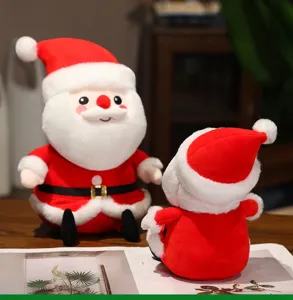 Süße Weihnachtsmann Plüschtier Puppe schönes Weihnachtsgeschenk Feiertag Party Heimdekoration