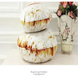 cuscino rotondo pancake simulazione 3d creativo cibo cuscino peluche decorazione casa