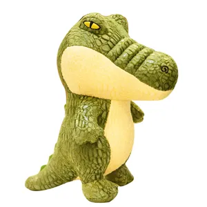 Lindo peluche de cocodrilo realista muñeco de peluche suave para regalo de cumpleaños infantil