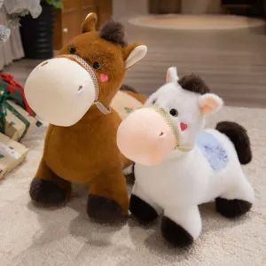 Cute little pony plush toy stuffed animal soft doll children companion gift for kids