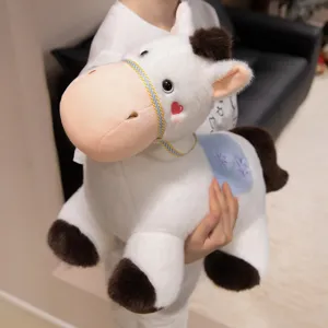 Cute little dwarf horse plush toy doll, soft companion toy for kids and home decoration.