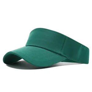 Casquette de sport unie vide sur le dessus pour course et tourisme, visière unisexe.