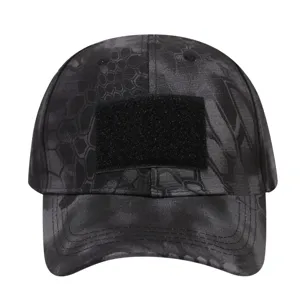 Tactical Camouflage Baseball Cap Outdoor Sports Sun Protection Hat with Velcro Patch