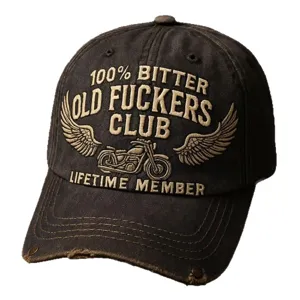 Belle casquette de baseball vintage délavée pour hommes et femmes, chapeau brodé cool.