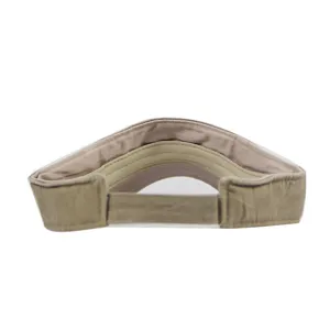 Casquette visière de soleil rétro lavée pour hommes et femmes, sport en plein air kaki.