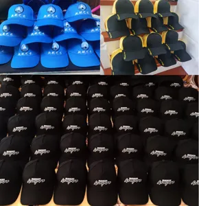 Gorra de béisbol de 5 paneles con logo y texto bordados, visera solar elegante para hombres y mujeres.
