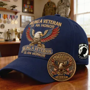 Gorra de béisbol bordada del monumento conmemorativo de veteranos de EE. UU. patriota