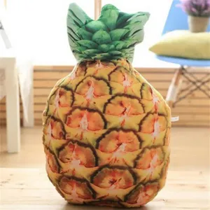 Cuscino in peluche di ananas 3D simulazione bambola di frutta morbido divano decorazione casa
