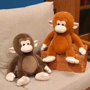 Süßes Stoffaffe Plüschtier weiche Simulations Tierpuppe für Kindergeschenk und Heimdeko