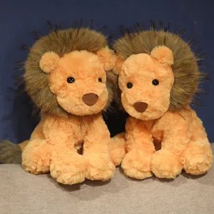 Simulation Süß Plüschtier Löwe Kuscheltier Puppe Weich Flauschig Löwe Figur Kinder Geschenk Heimdekoration