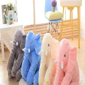 Cute elephant plush toy soft stuffed animal pillow for kids and gift, comfortable design.