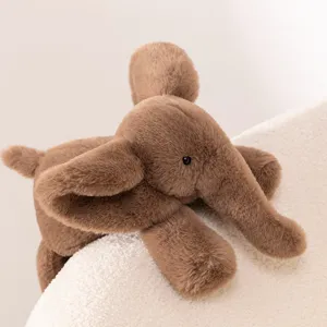 Soft plush elephant toy cute stuffed animal baby sleeping companion pillow birthday gift