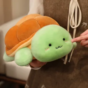 Simpatica tartaruga di peluche morbido pane animale peluche cuscino accogliente regalo