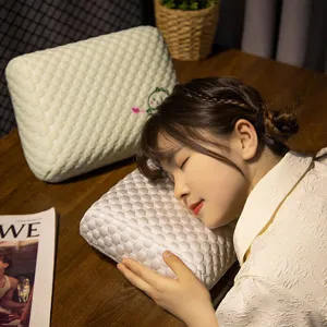 Cute Cartoon Animal Minky Dot Nap Pillow Office Student Nap Support Slow Rebound Memory Foam Cooling Pillow