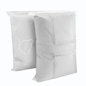 Transparent PE Zipper Storage Bag Thickened Dustproof Quilt Clothing Packaging Bag Large Clear Clothes Organizer Bag