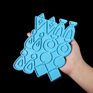 Molde de silicona para pendientes de resina, gota epoxi y joyas geométricas accesorios DIY.