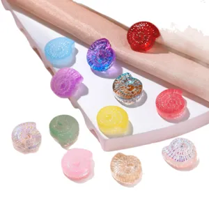 Bunte Glas Schnecken Perlen für DIY handgemachte Schmuck Armbänder Haar Accessoires.