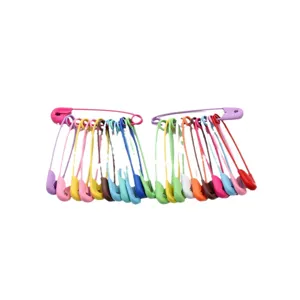 Colorful safety pins set 3cm DIY brooch metal pins assorted colors crafting accessories for clothes