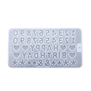 Stampo per dolci in silicone numeri lettere per torta cioccolato caramella biscotto