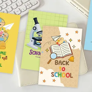 Back To School Cartoline Cartoon DIY Decorazione Quaderno Piccole Carte Cartoleria Studenti