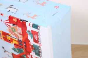 Christmas non-woven gift bag detail waterproof holiday packaging portable storage bag festive