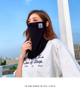 Sun protection face mask neck cover breathable summer UV protection cooling sun shield for women
