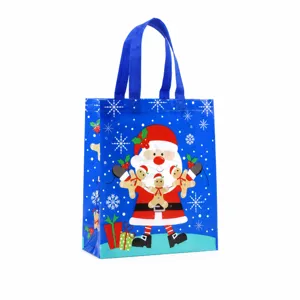 Borsa regalo di Natale in tessuto non tessuto confezione festa babbo natale borsa tote