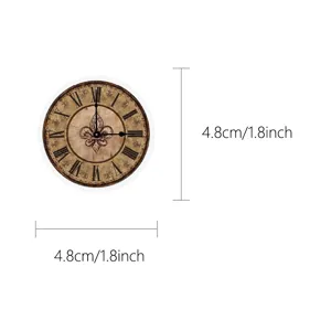 Autocollant PET horloge vintage pour journal intime DIY scrapbooking autocollant deco