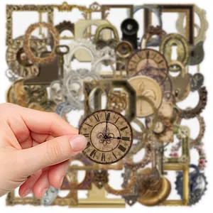 Autocollants PET cadre photo vintage évidé matériel de bricolage scrapbooking déco