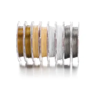 Colorful Beading Wire Spools Jewelry Making Craft Wire Metal Thread DIY Bracelet Necklace Accs