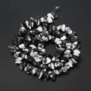 Perles de Gravier en Cristal de Pierre Naturelle Perles de Copaux D'Irregulières En Vrac Pour Accessoires de Fabrication de Bijoux de Bracelet de Collier DIY