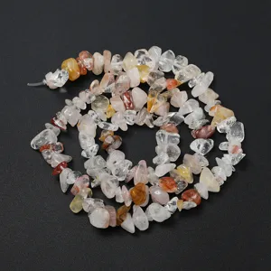 Perles de cristal naturelles brins lâches de quartz irréguliers pour bijoux DIY accessoires