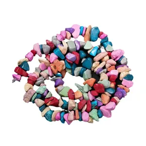 Perles de pierre de cristal irrégulières colorées naturelles pour bijoux DIY 5-12mm