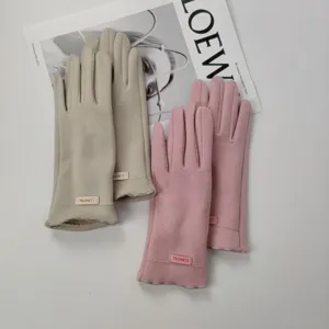 Women winter warm gloves thermal velvet touch screen cute fashion cycling driving outdoor daily.