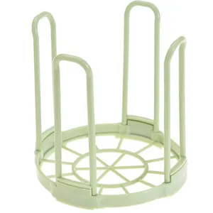 Plastic Kitchen Dish Drying Rack Organizer Green Tableware Storage Holder Countertop Stand
