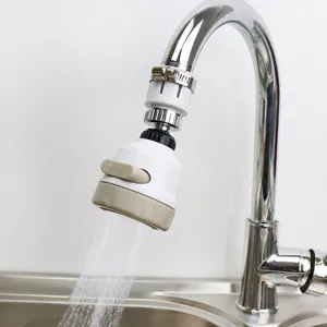 Kitchen faucet booster sprayer water saving aerator with 3-mode adjustable nozzle design