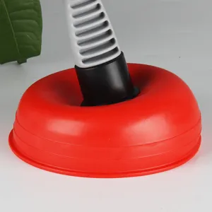 Mini toilet sink plunger red rubber suction cup bathroom kitchen pipe cleaner tool