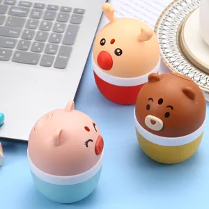 Cute cartoon press-type automatic pop-up toothpick holder home restaurant creative box.