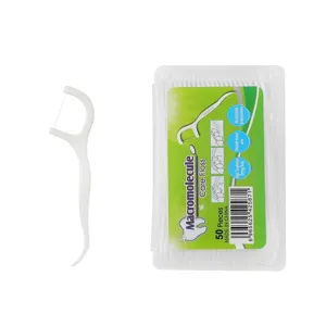 50pcs disposable dental floss picks portable box household plastic teeth cleaning tool main